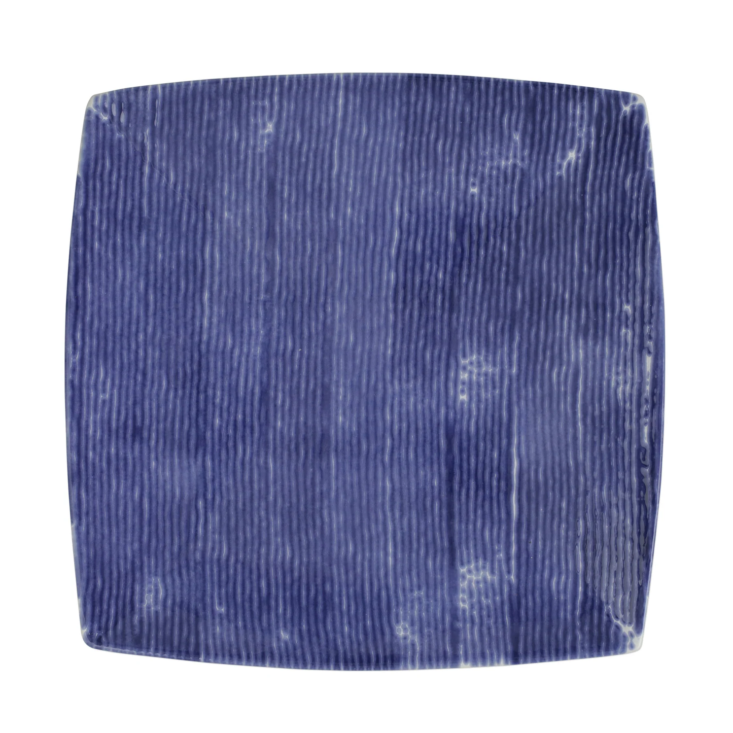 Vietri Santorini Stripe Square Platter