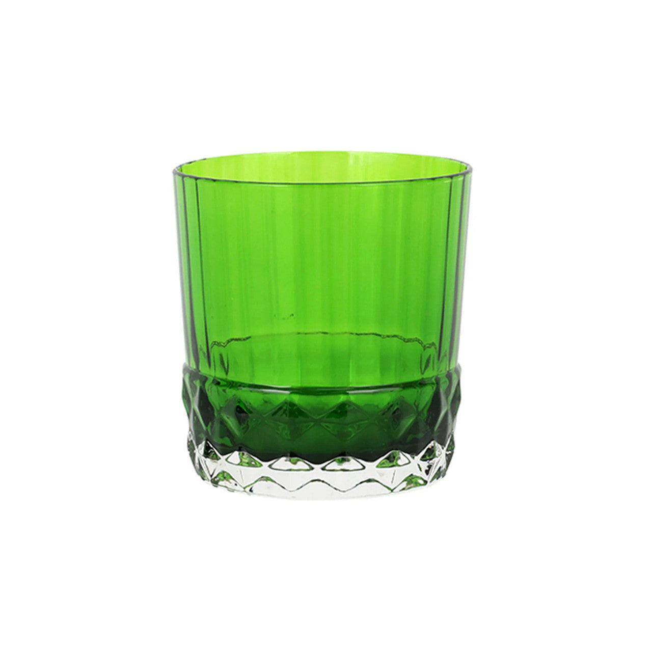 Vietri Deco Short Tumbler - Dark Green