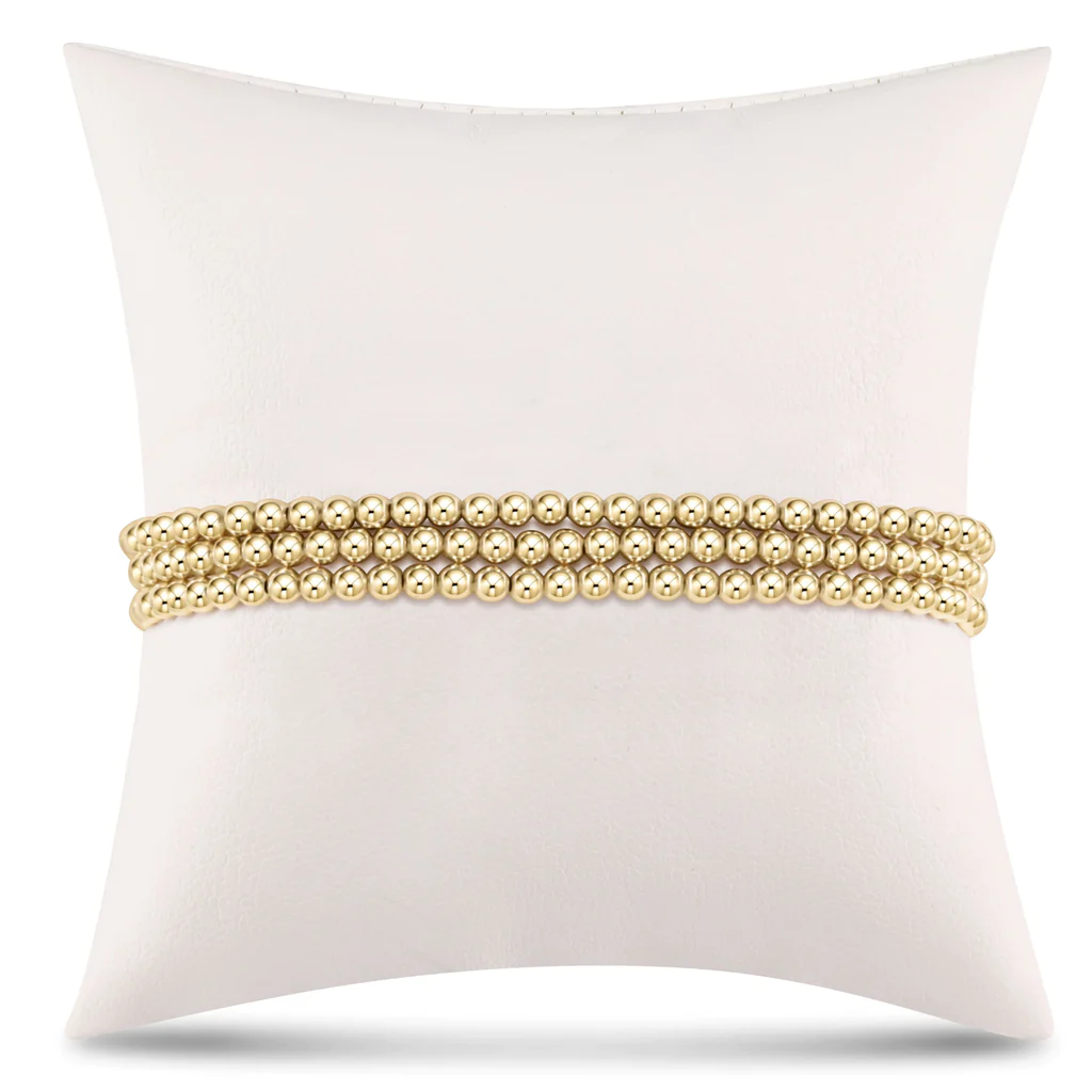 enewton Classic Gold Bead Bracelet 5mm
