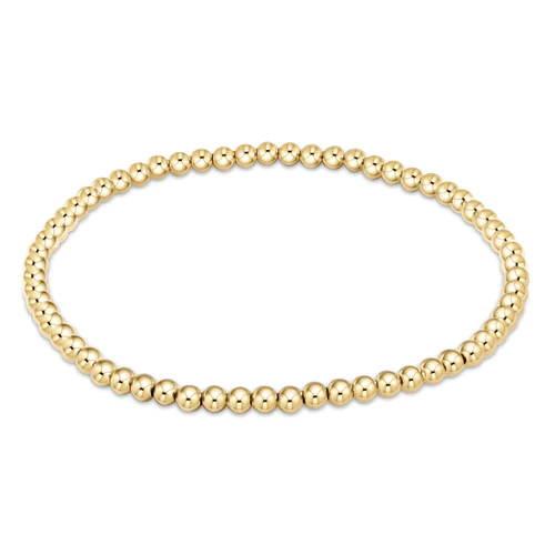 enewton Classic Gold Bead Bracelet 3mm