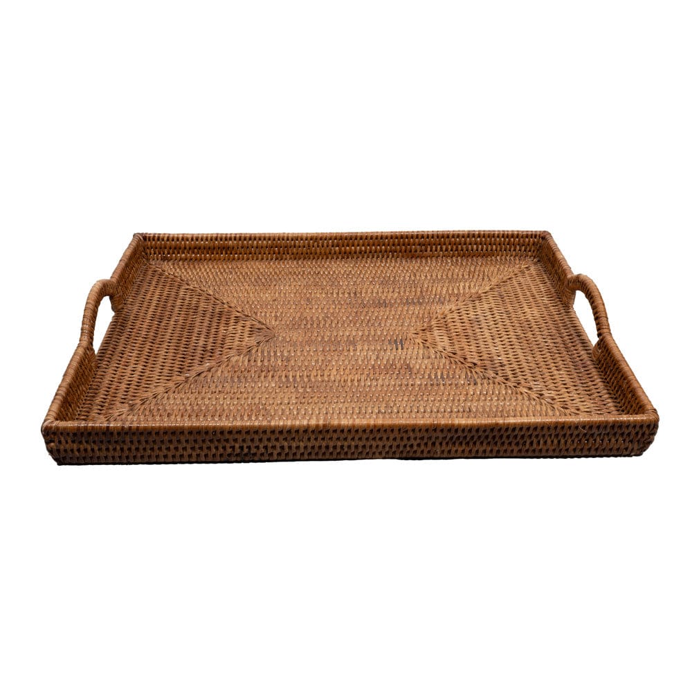Rattan Rectangular Tray