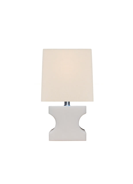 Mini White Jade Mini Powder Room Lamp