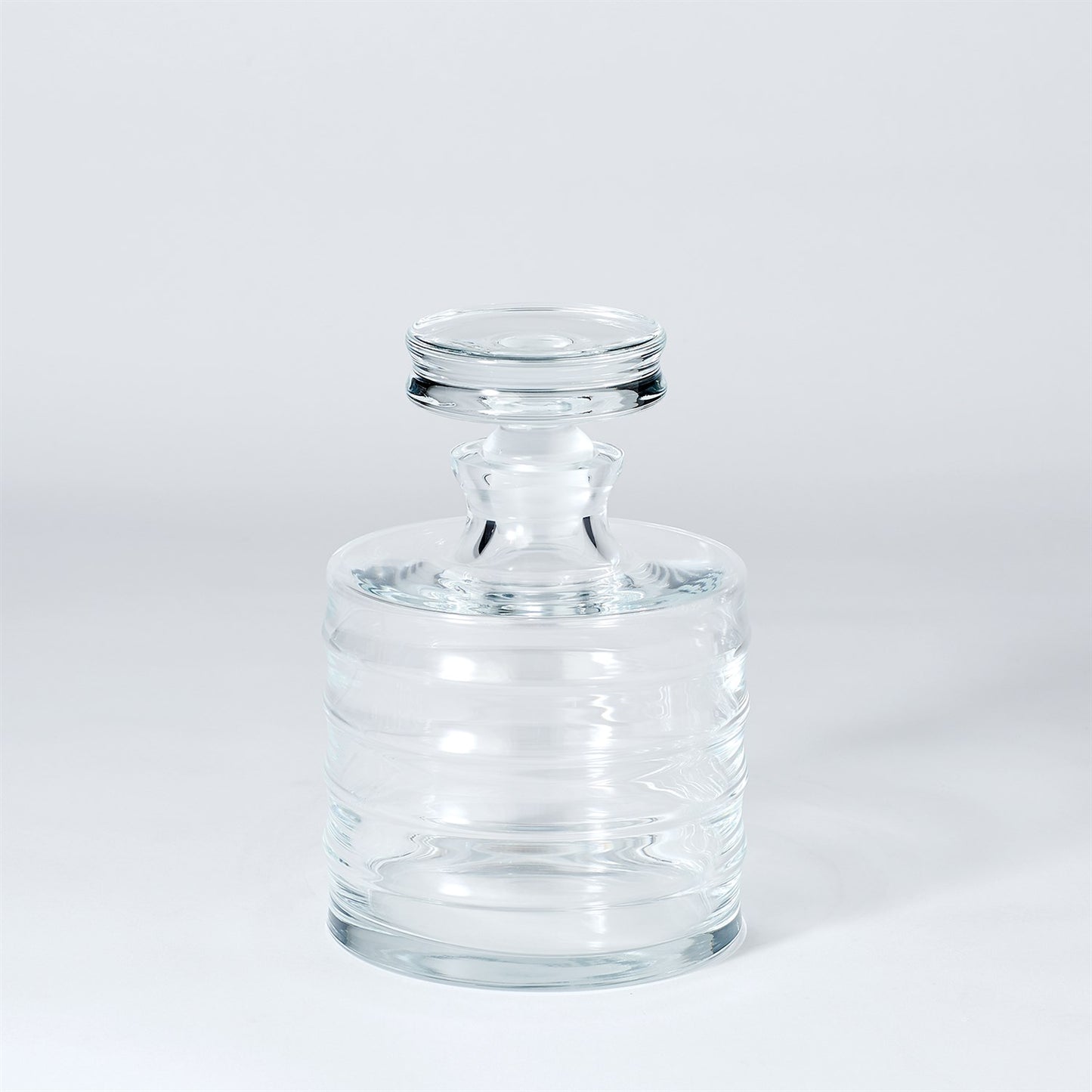 Short Ribbed Decanter