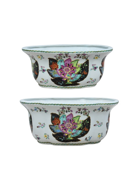 tobacco leaf planter SM Tobacco Leaf Oval Planter 12 tobacco leaf planter SM Tobacco Leaf Oval Planter 12