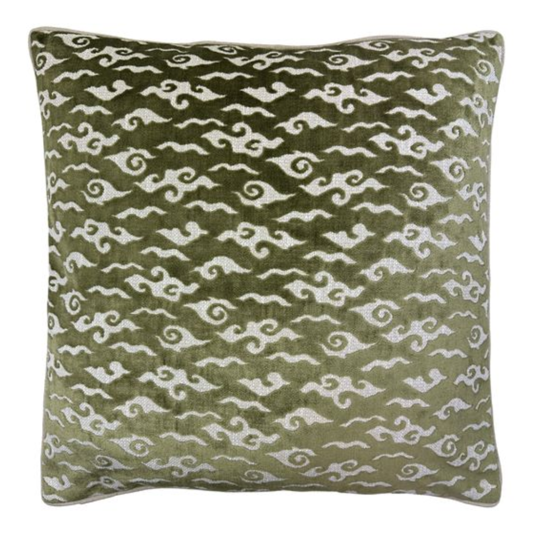 Sage Cirrus Pillow 22 Inch Sqaure