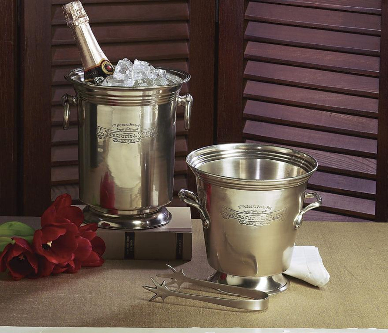 Antique Silver Wine Cooler 9.25x5