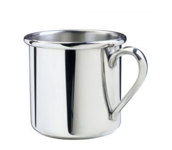 Pewter Baby Cup, Straight Edge