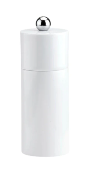 Mini Column Salt & Pepper Mill, White