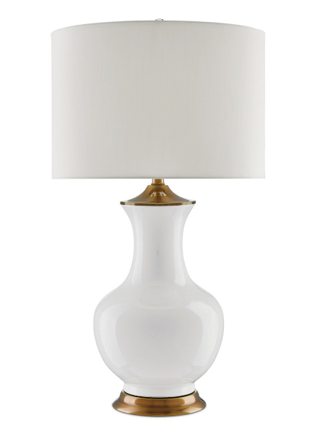 Lilou White Table Lamp 31.5"x17"