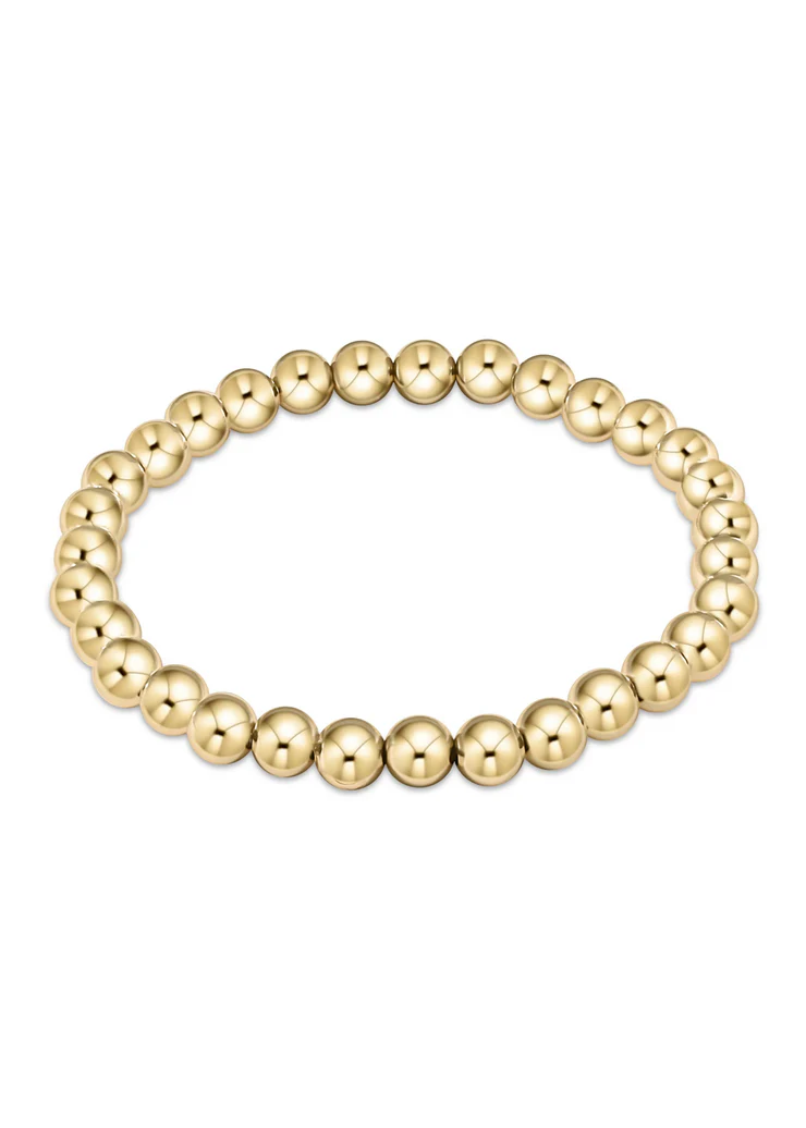 enewton Classic Gold Bead Bracelet 6mm