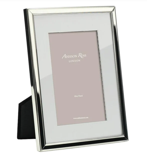 Silver Frame White Mount 4x6