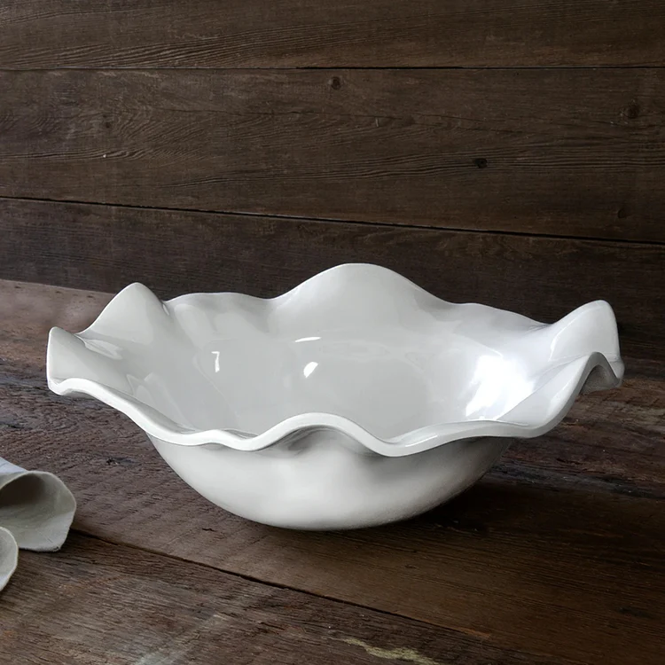 VIDA Havana White Medium Bowl 12"