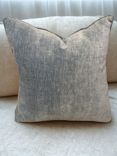 Blue Soft Pillow 20 Inch Square with Down Fill