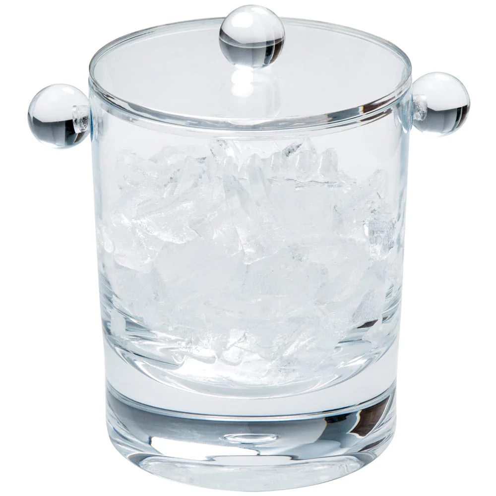 Acrylic Ice Bucket-Crystal Top Acrylic