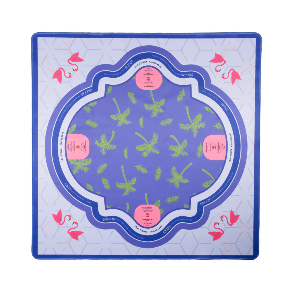 Flamingo Mahjong Mat, Purple