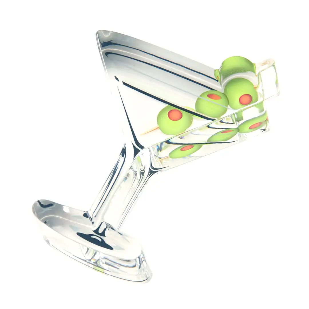 Acrylic Napkin Weight, Martini