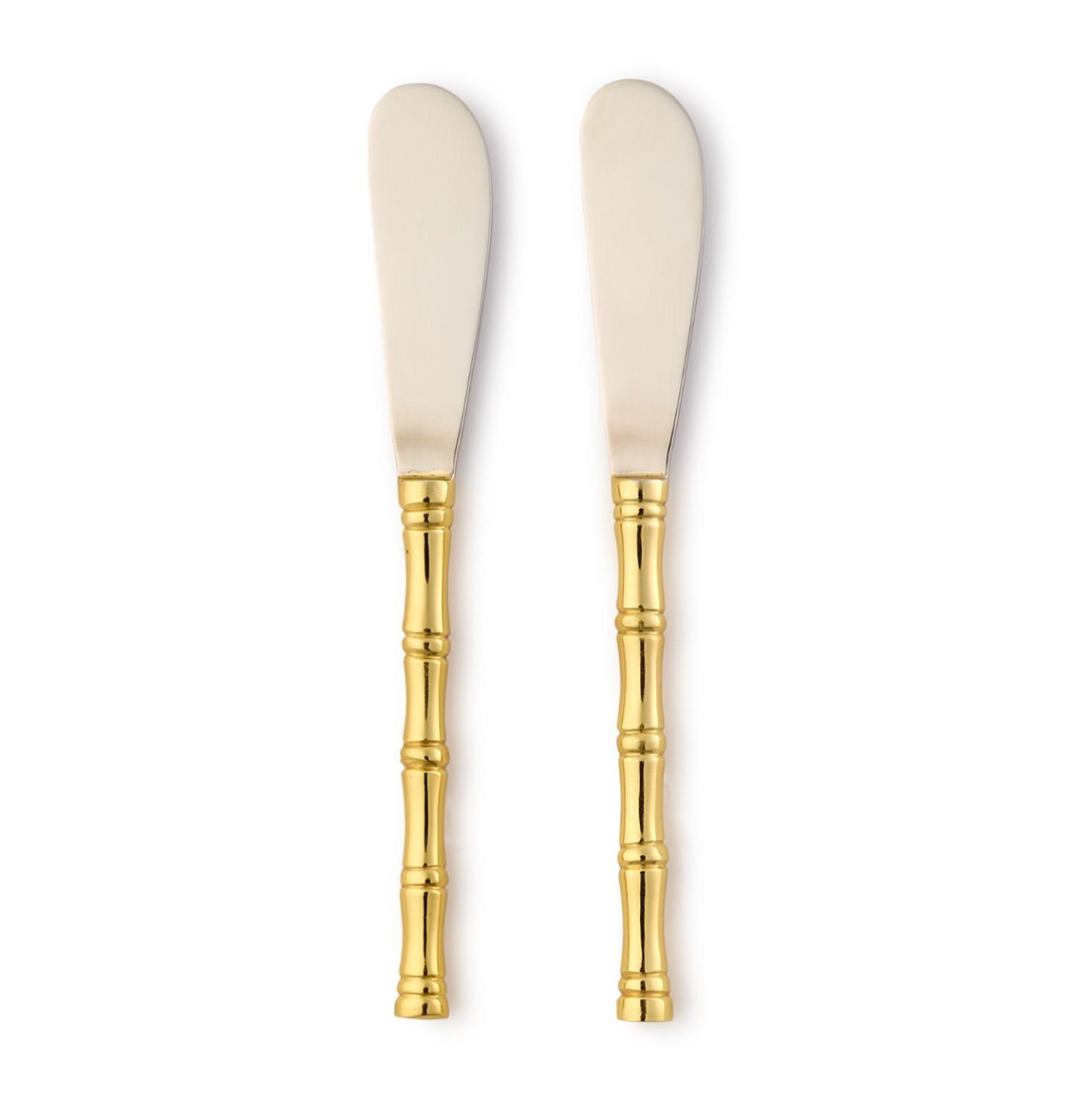Gold Bamboo Spreaders, Set of 2