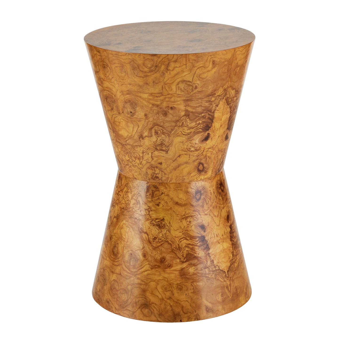Costello Blonde Burl Accent Table