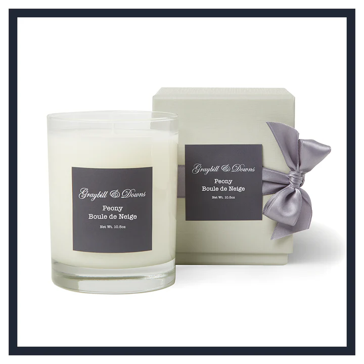 Peony Boule De Neige Candle 10.5 oz
