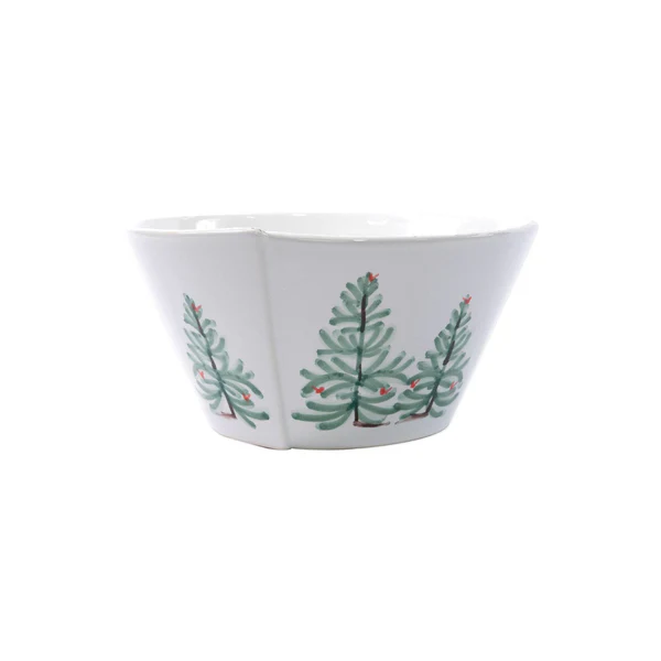 Vietri Lastra Holiday Serving Bowl - Medium