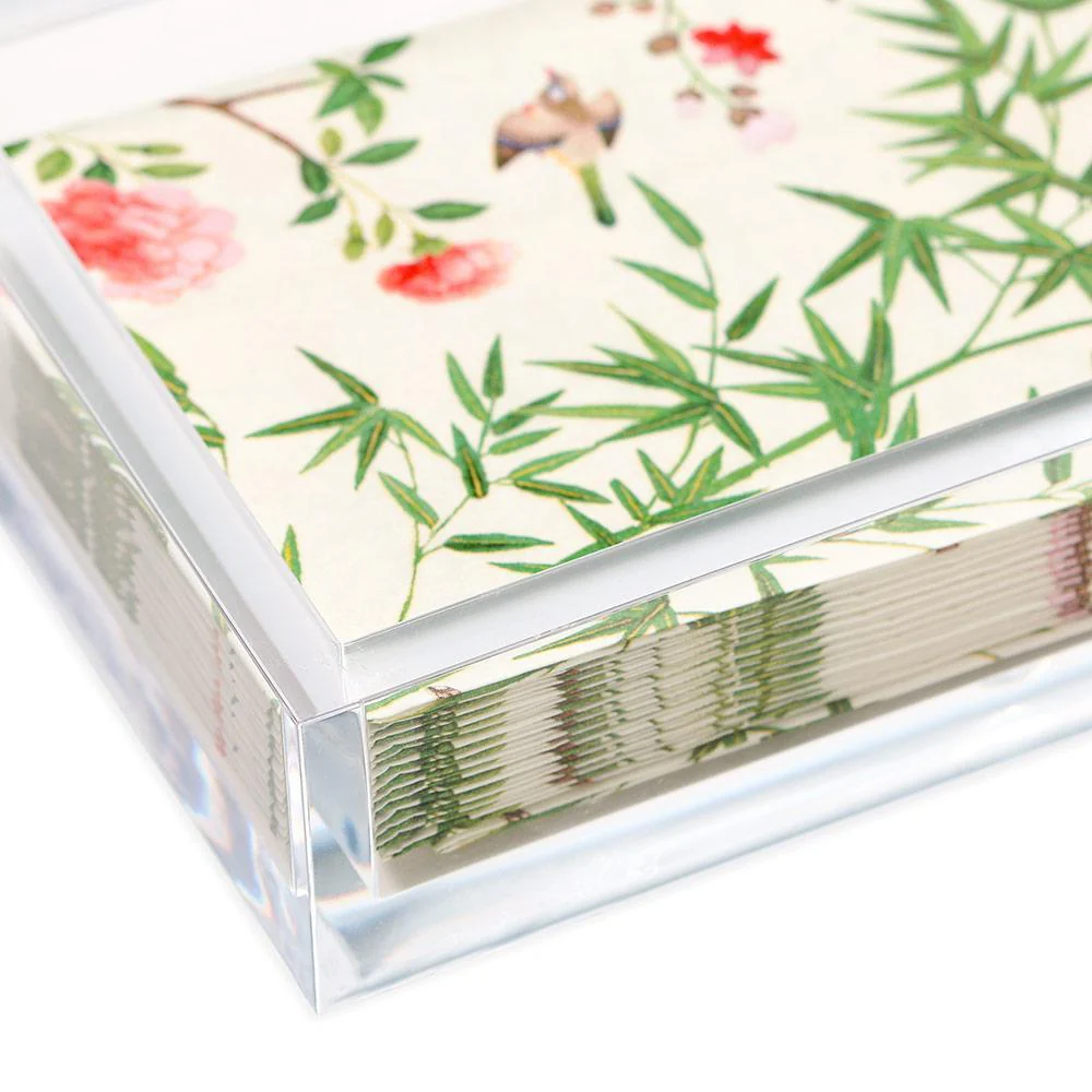 Acrylic Guest Towel Napkin Box Holder