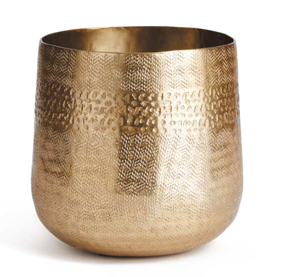 Gold Emberlynn Cachpot 8.25"