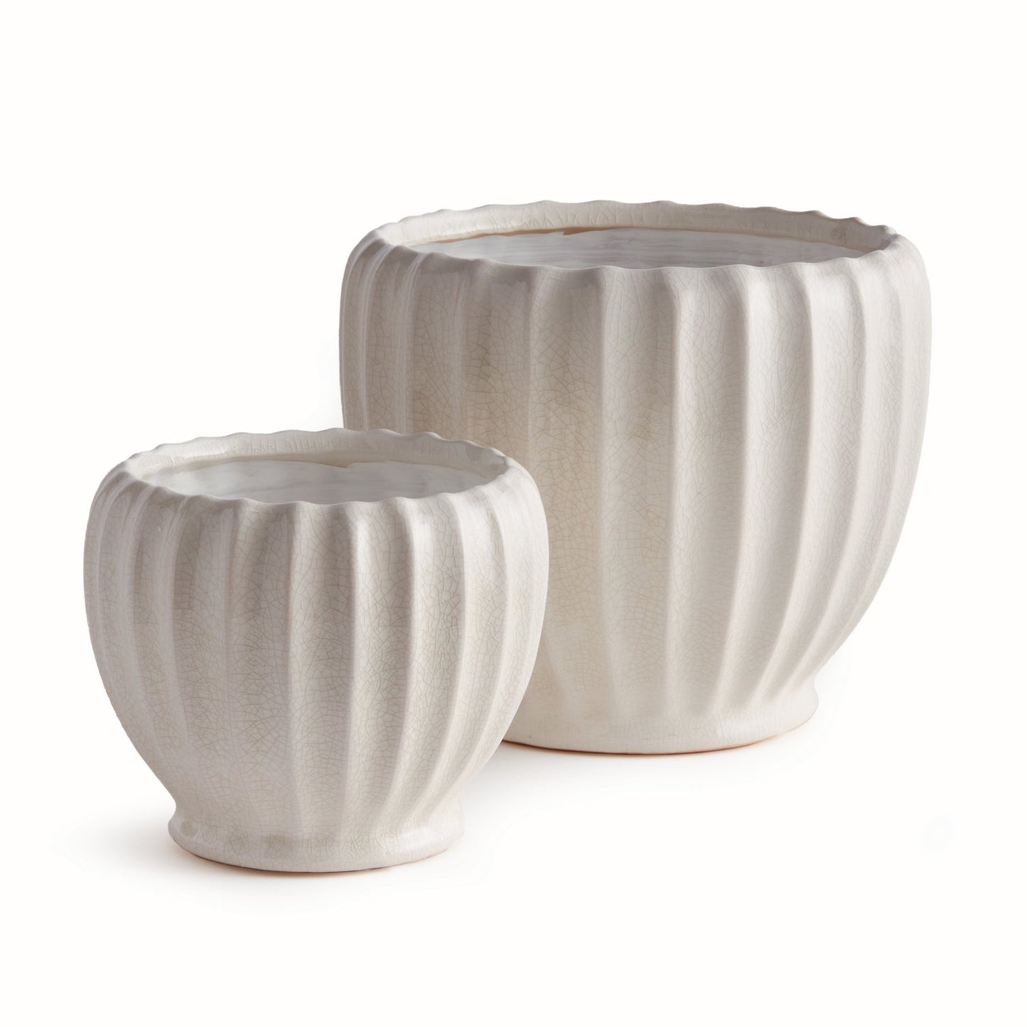 Melia White Pot, Large