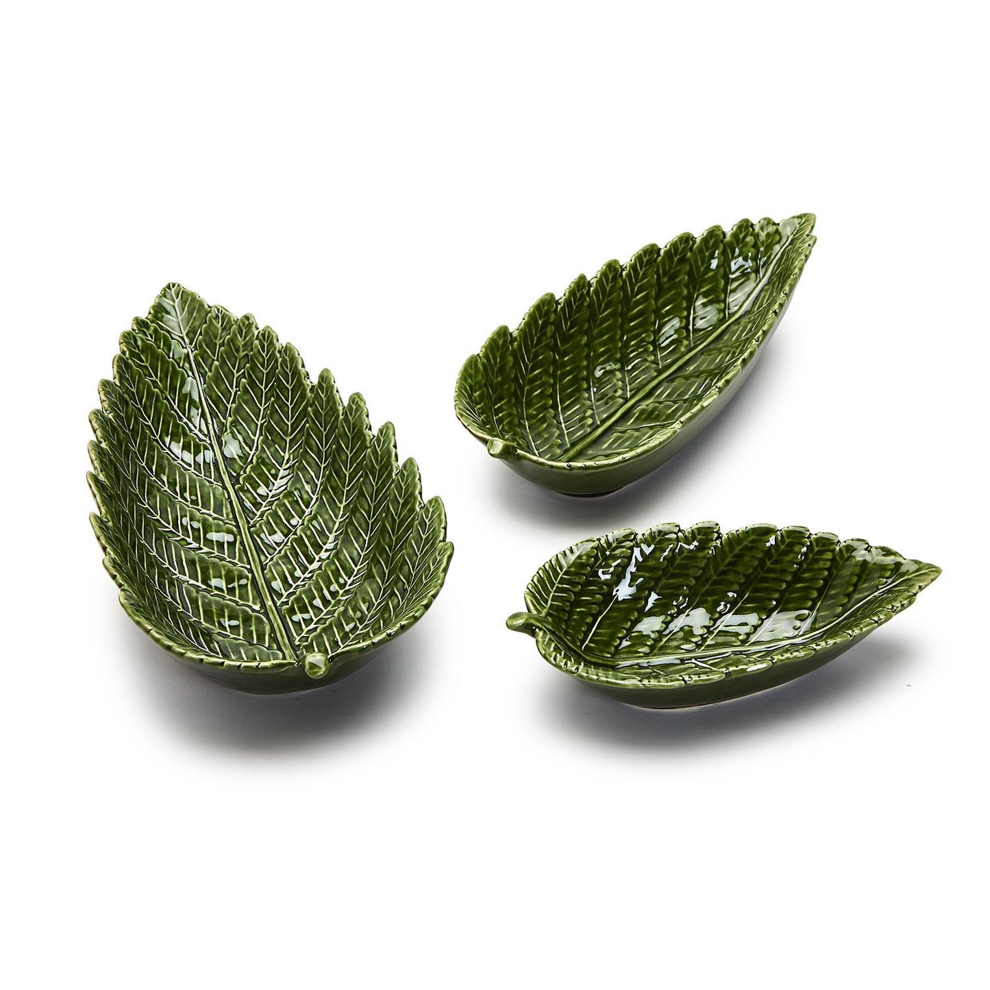 Green Fern Plate 13 In