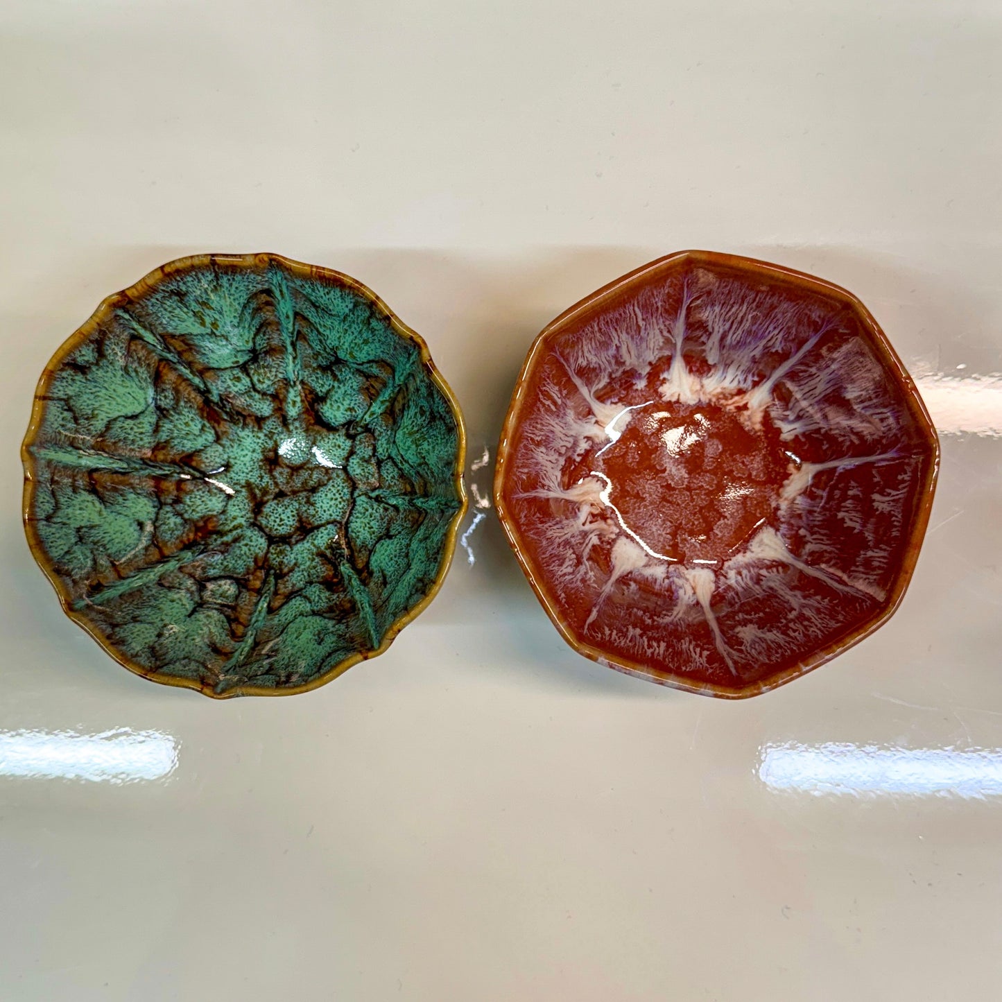 Small Pottery Tibet Bowls Assorted Colors