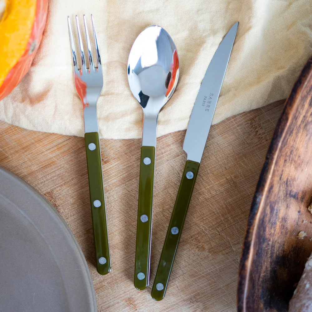 Sabre Bistrot Fern Green Cutlery Set