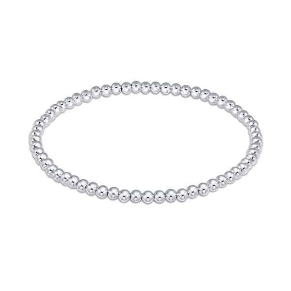 enewton Classic Sterling Silver 3mm bead bracelet