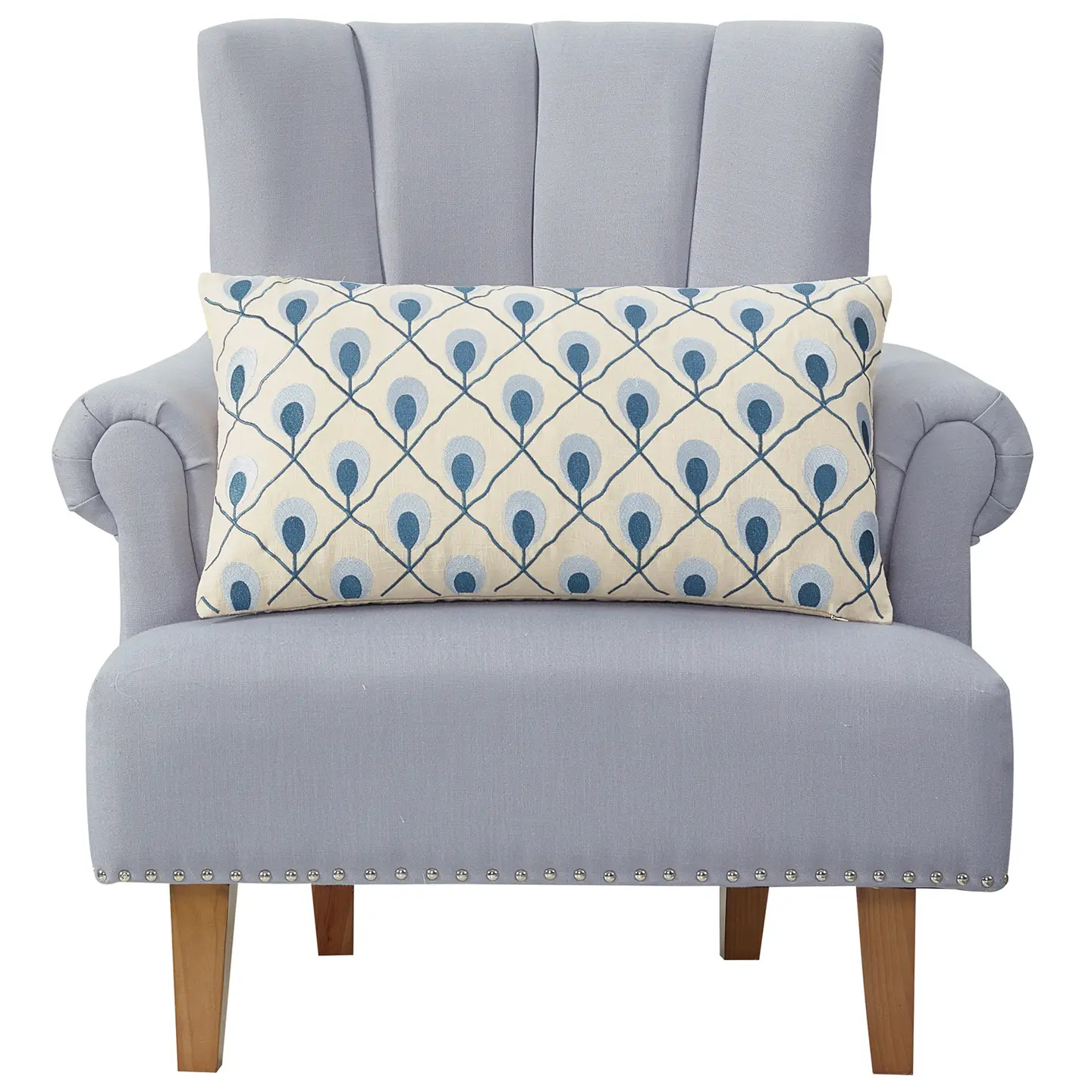 Roseville Terracotta Embroidered Pillow - Trina Turk 14"x26"