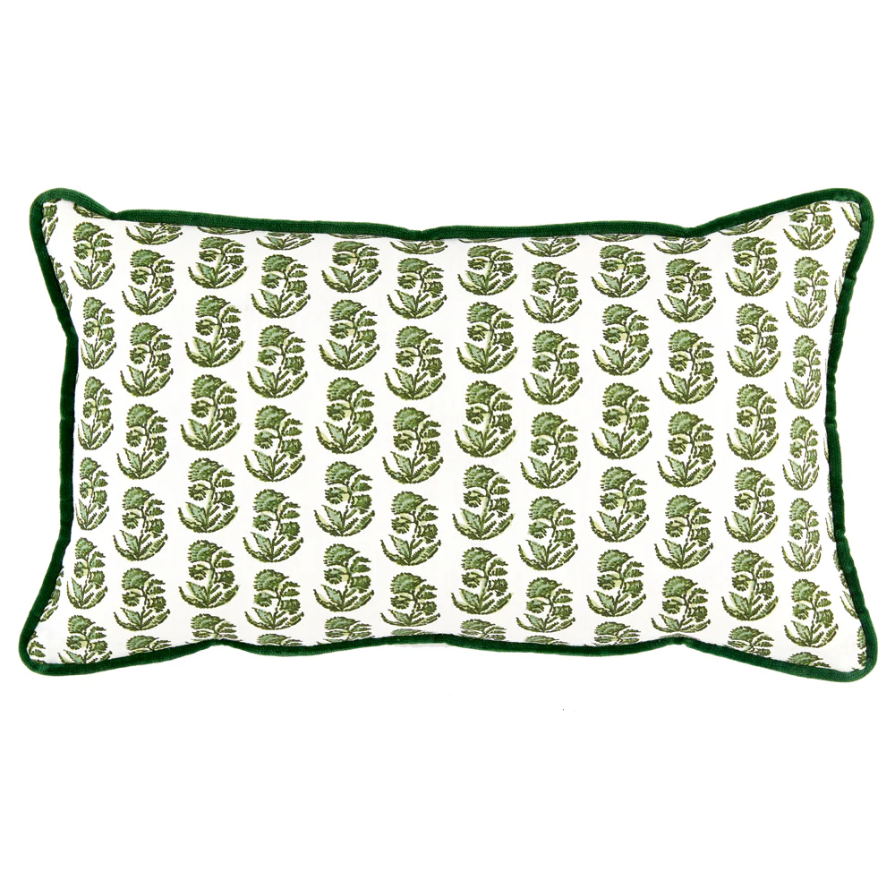 Rita Emerald Lumbar Pillow