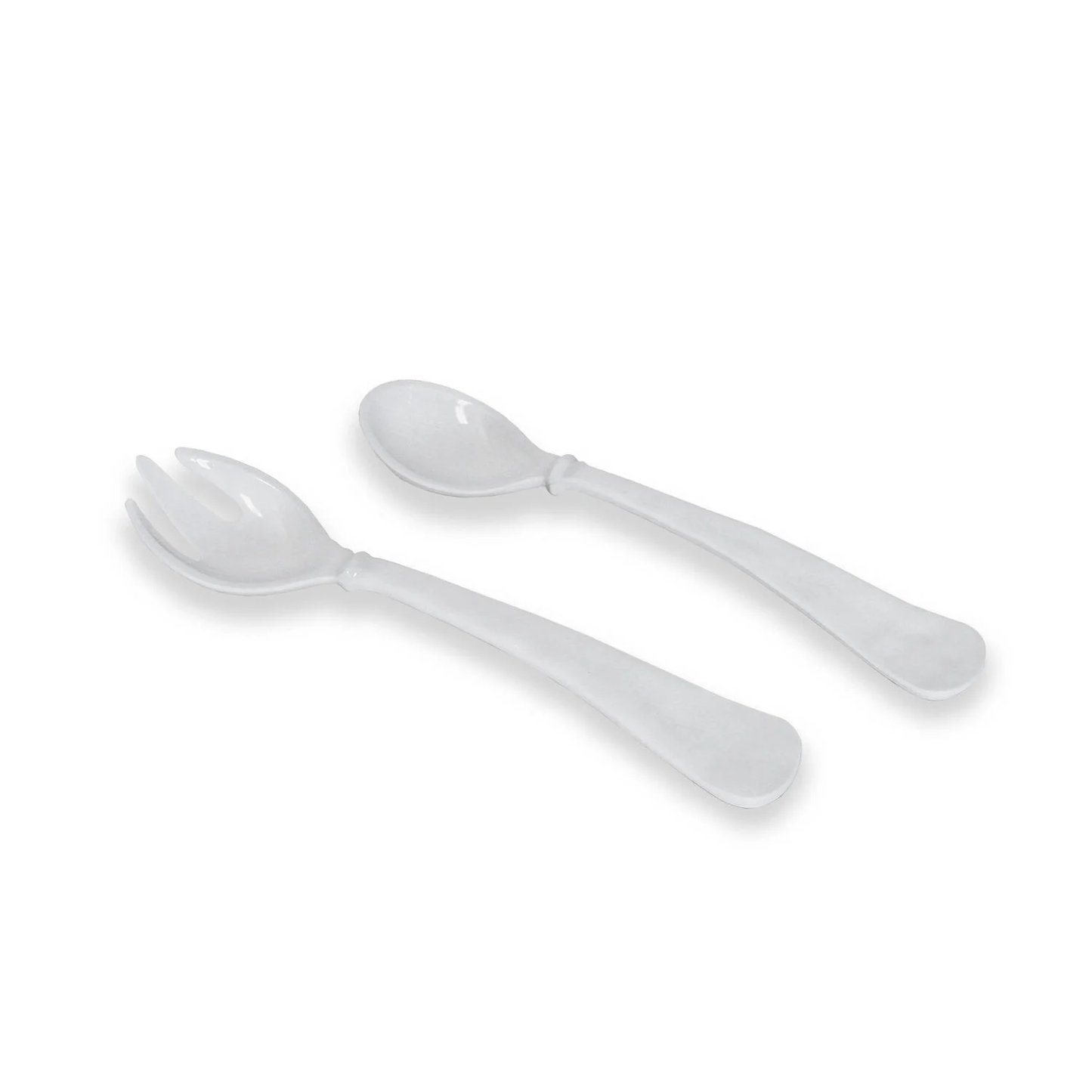 VIDA Alegria Set of Salad Servers White