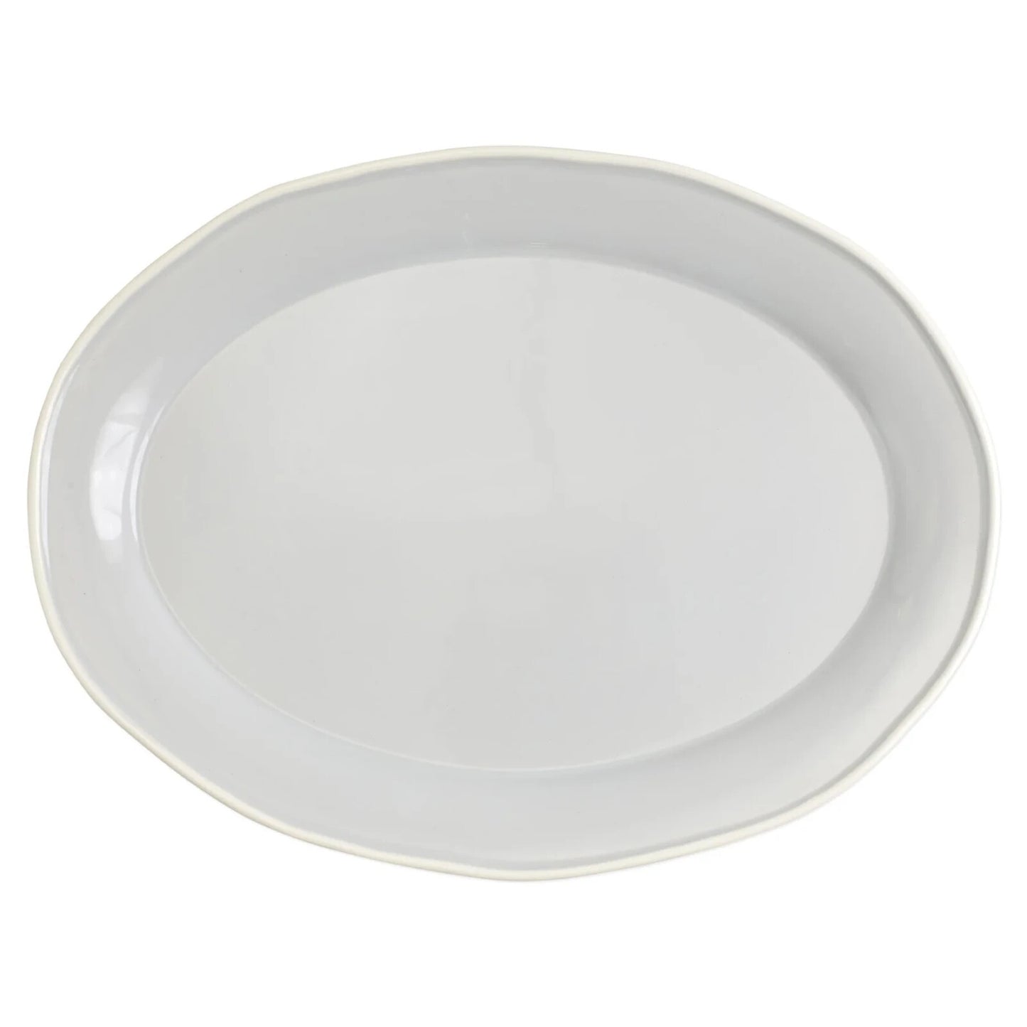 White Chroma Oval Platter