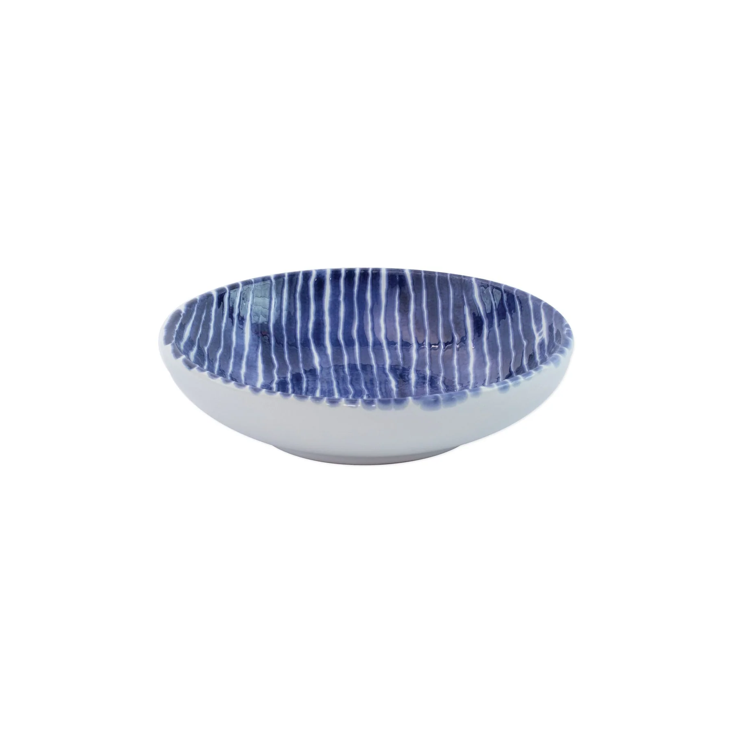 Vietri Santorini Stripe Condiment Bowl