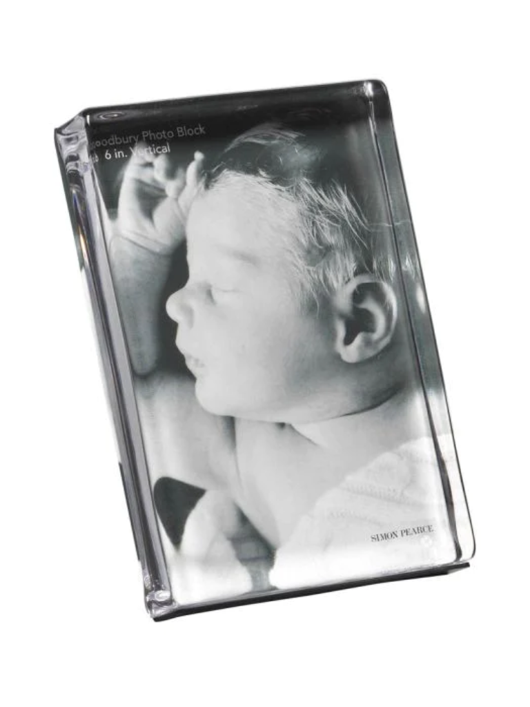 Simon Pearce Woodbury Photo Block 5x7 Vertical