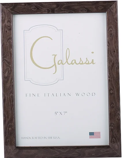 FG Galassi - Charcoal Burl 3.5x5 Frame