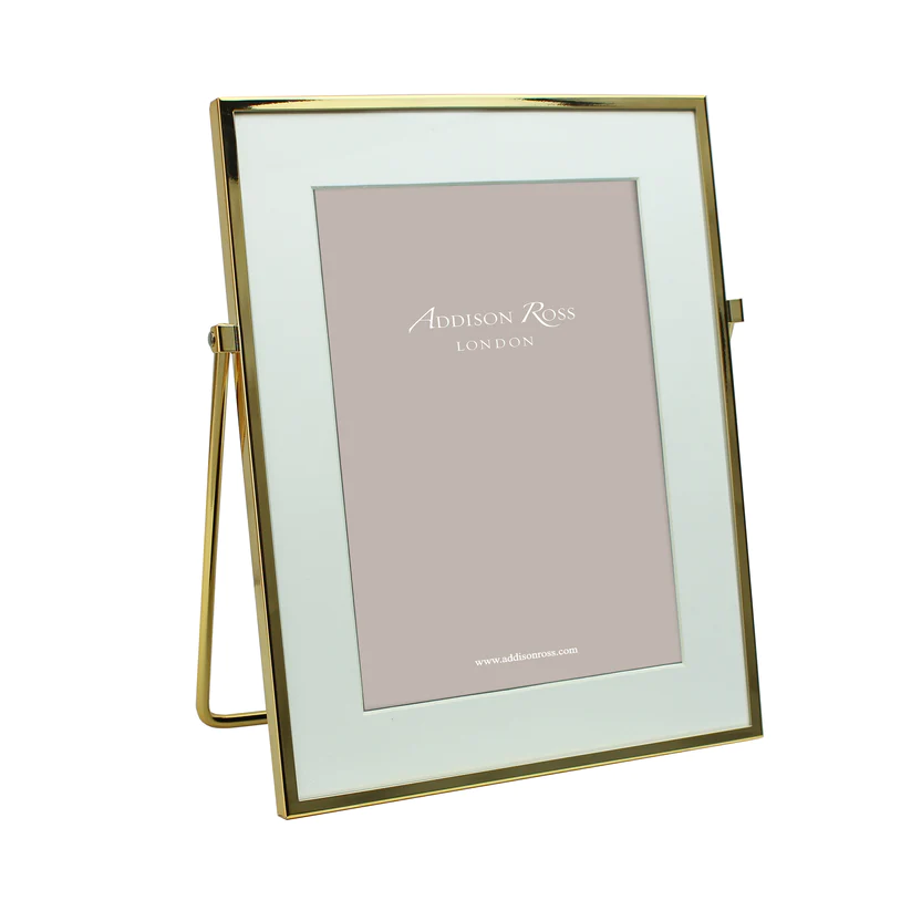 5x7 Gold Plate w/ Easel Leg Frame