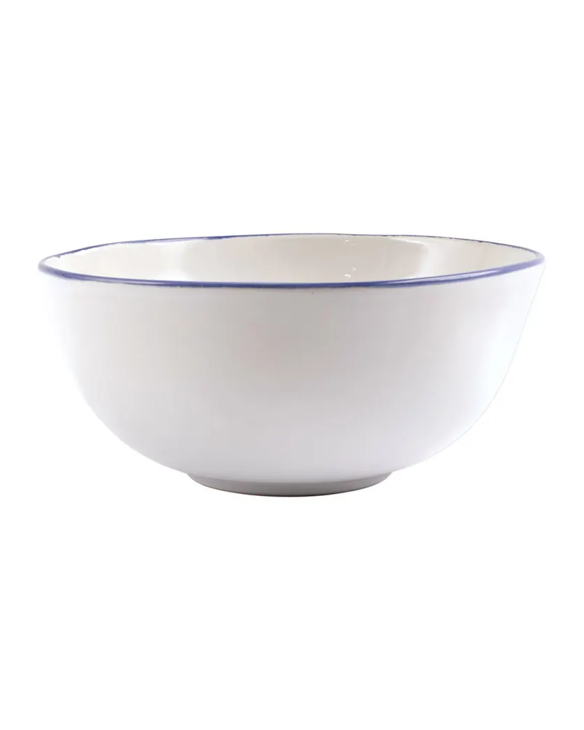 Aurora Blue Edge Medium Bowl 10 x 4.5