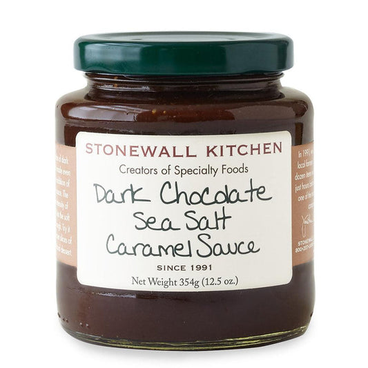Dark Chocolate Sea Salt Caramel Sauce 13oz