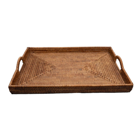 Rattan Rectangular Tray