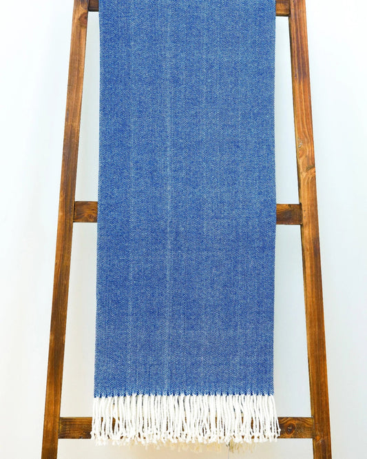 Adirondack Throw Baltic Blue, Cotton/Acrylic Blend
50 x 70