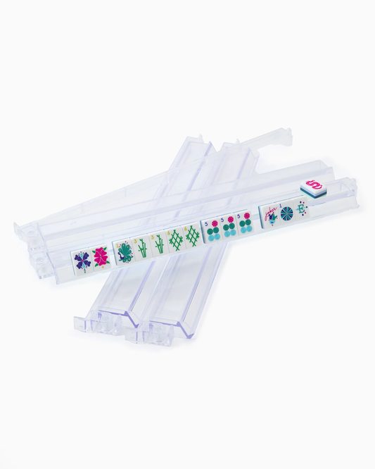 Acrylic Rack & Pushers Set, Clear
