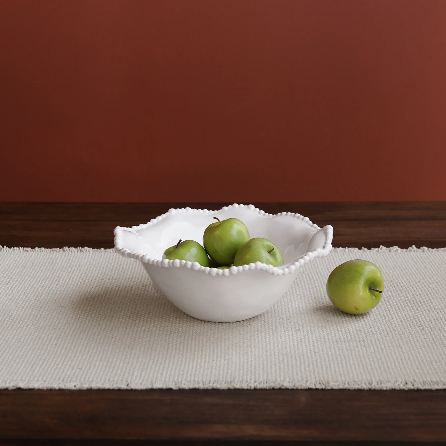 Alegria Bowl White, 10.75 Inches