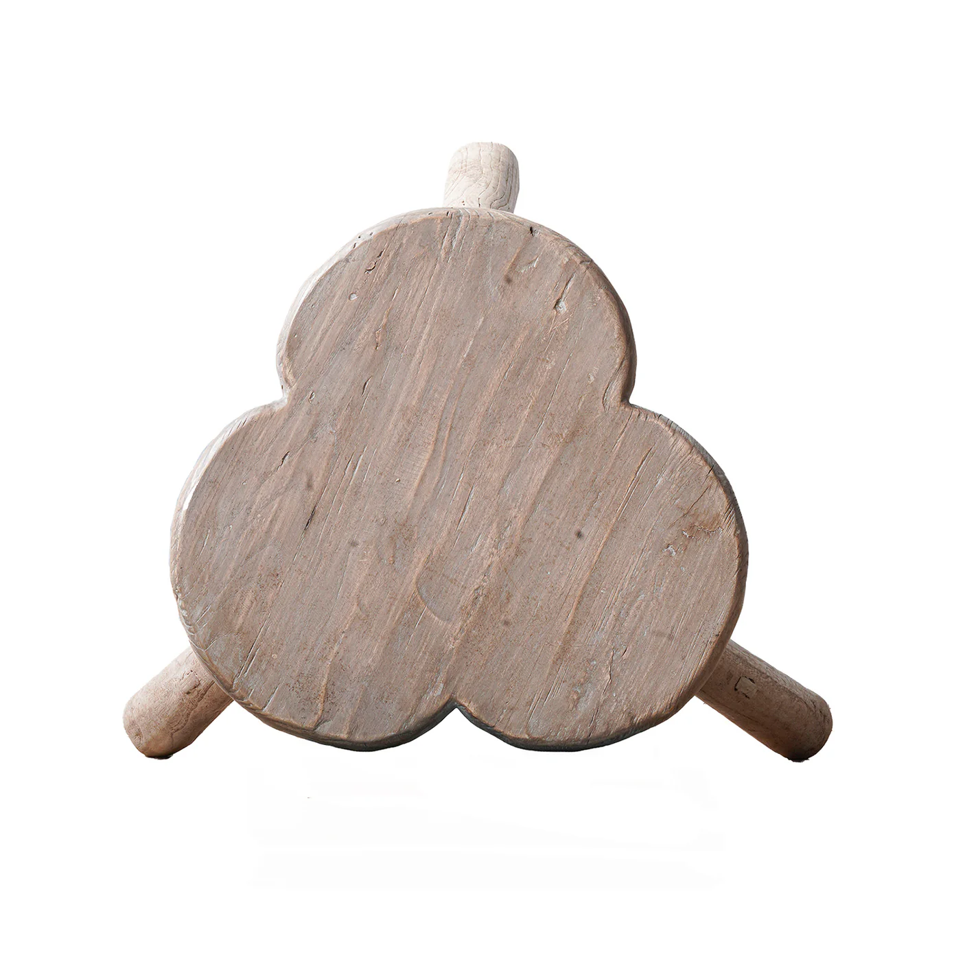 Clover Wood Stool