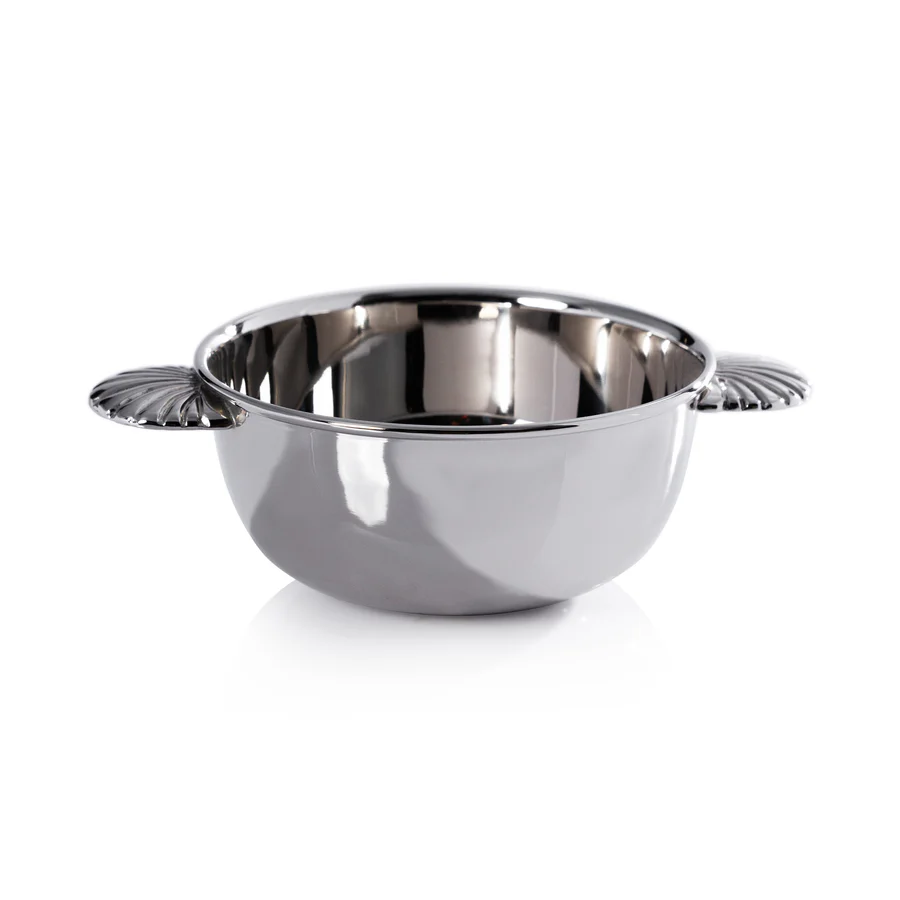 Eden Roc Condiment Bowl - Polished Nickel 6 x 4