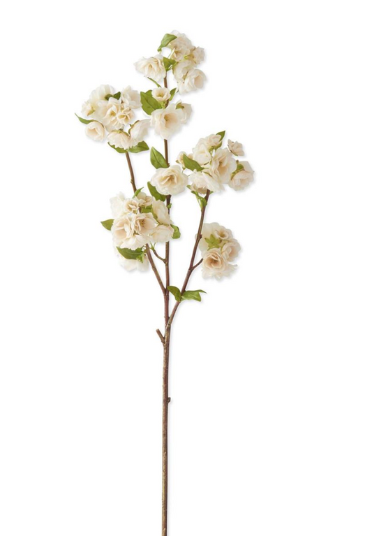 41" Real Touch Blossom Stem, Cream