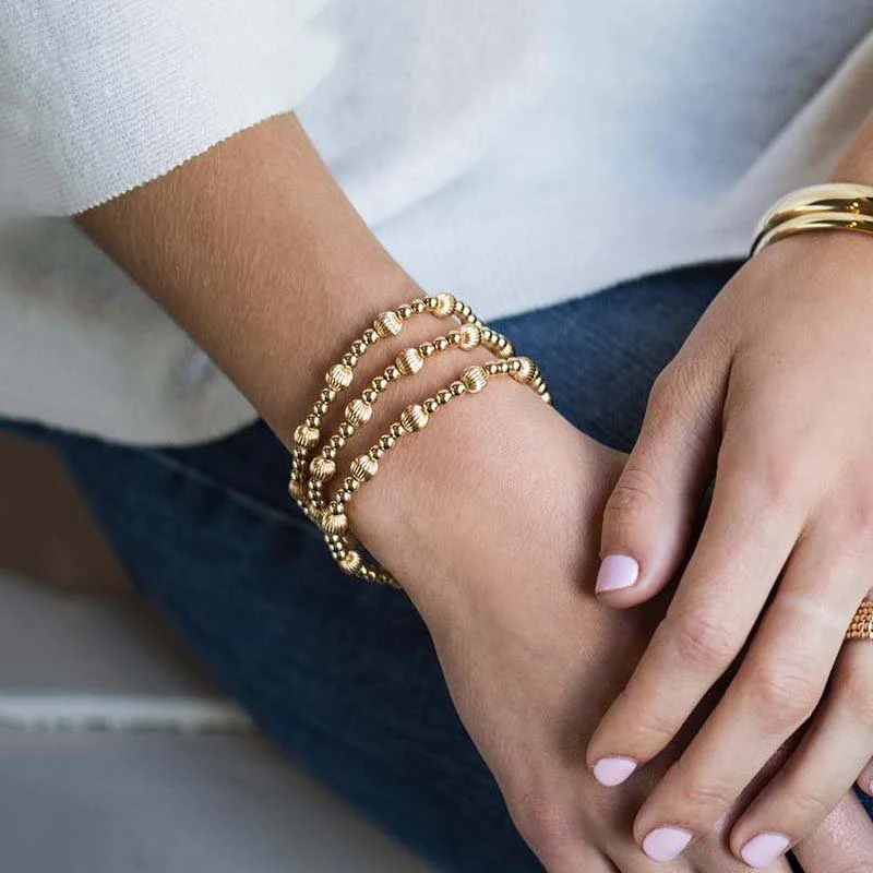 enewton Gold Dignity Sincerity 4mm Bead Bracelet
