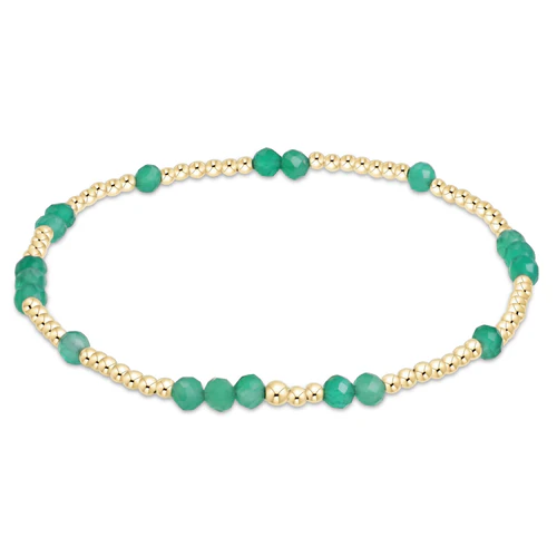 enewton Hope Unwritten Gemstone Bracelet Green Onyx